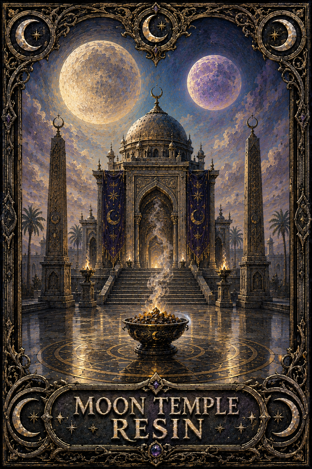 Moon Temple Resin Beard Oil