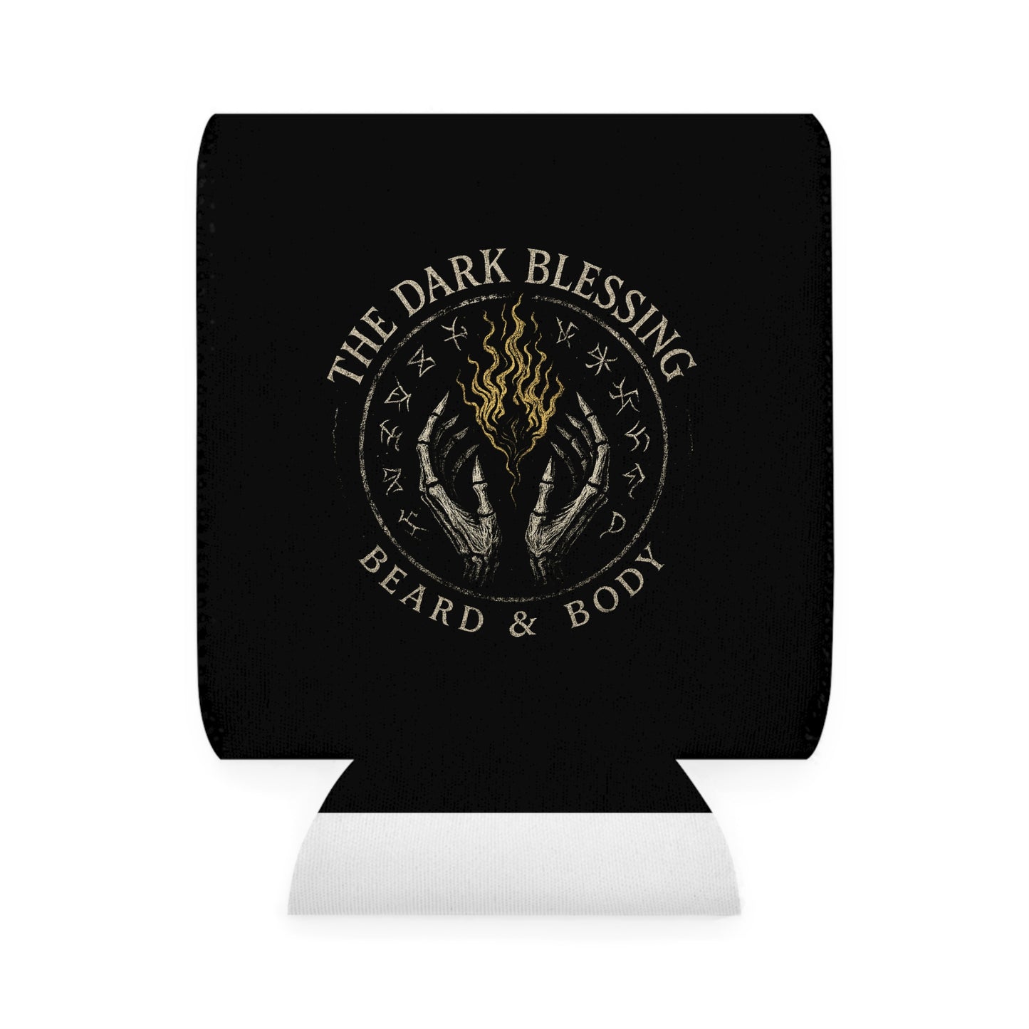 Can Cooler Sleeve - The Dark Blessing Hand Logo